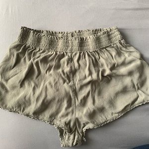 Green olive shorts